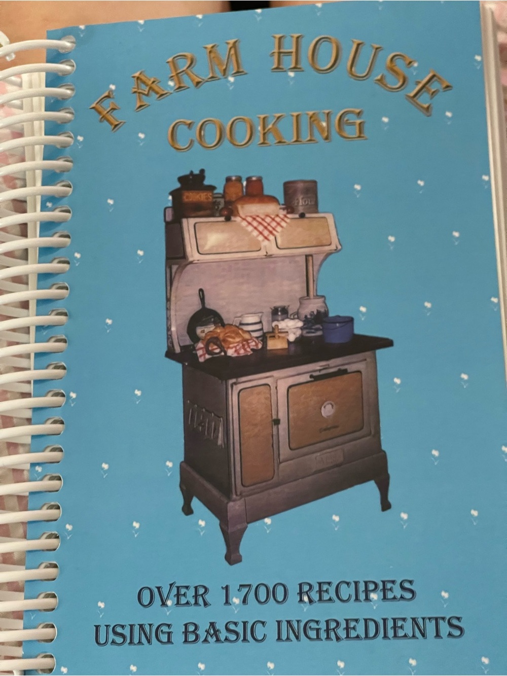 Farm House Cooking Cookbook - Blue Cover